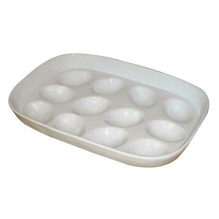 KITCHENWORTHY White 10-inch Egg Tray - Case of 8 150-ETRAY